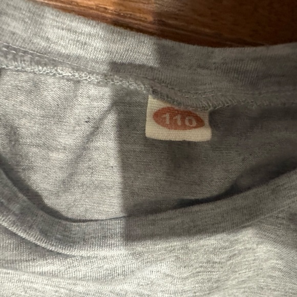 Gray Long Sleeve Shirt with Race Car Design - Picture 3 of 3